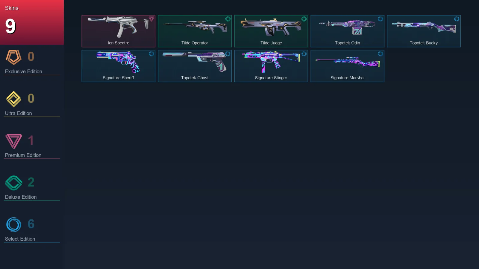 AP | Lv37 | Unranked | 9 Skin | 11 Agent | 18 Buddy