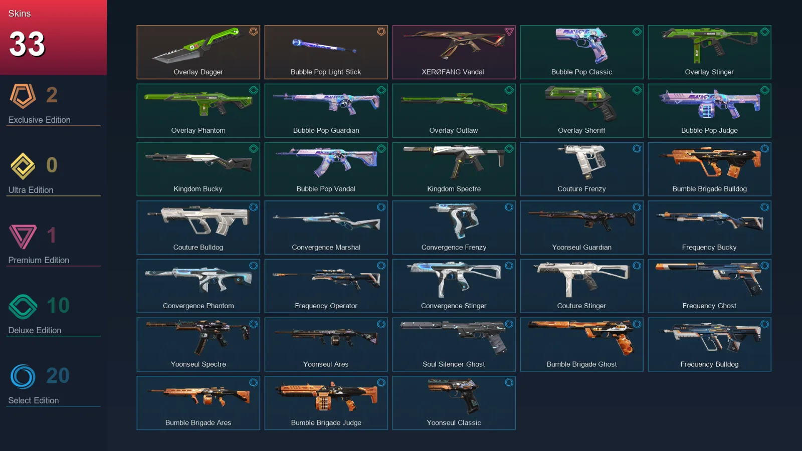 EU | Lv70 | Unranked | 33 Skin | 19 Agent | 53 Buddy — Valorant account