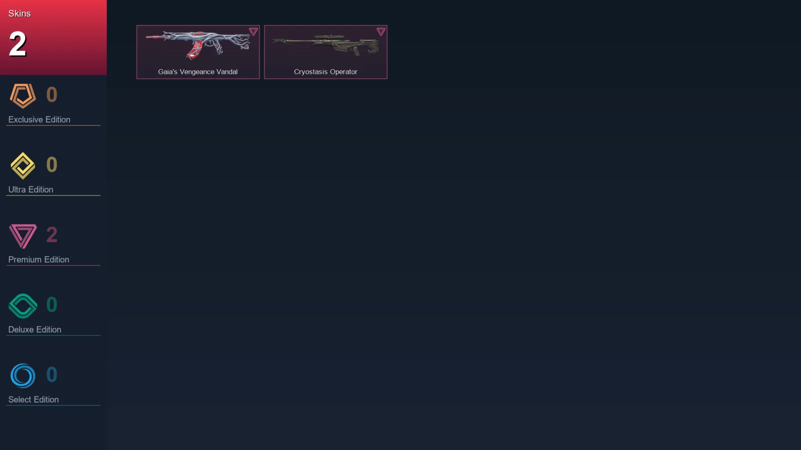 EU | Lv22 | Unranked | 2 Skin | 10 Agent | 7 Buddy &mdash; Valorant account with Operator skin