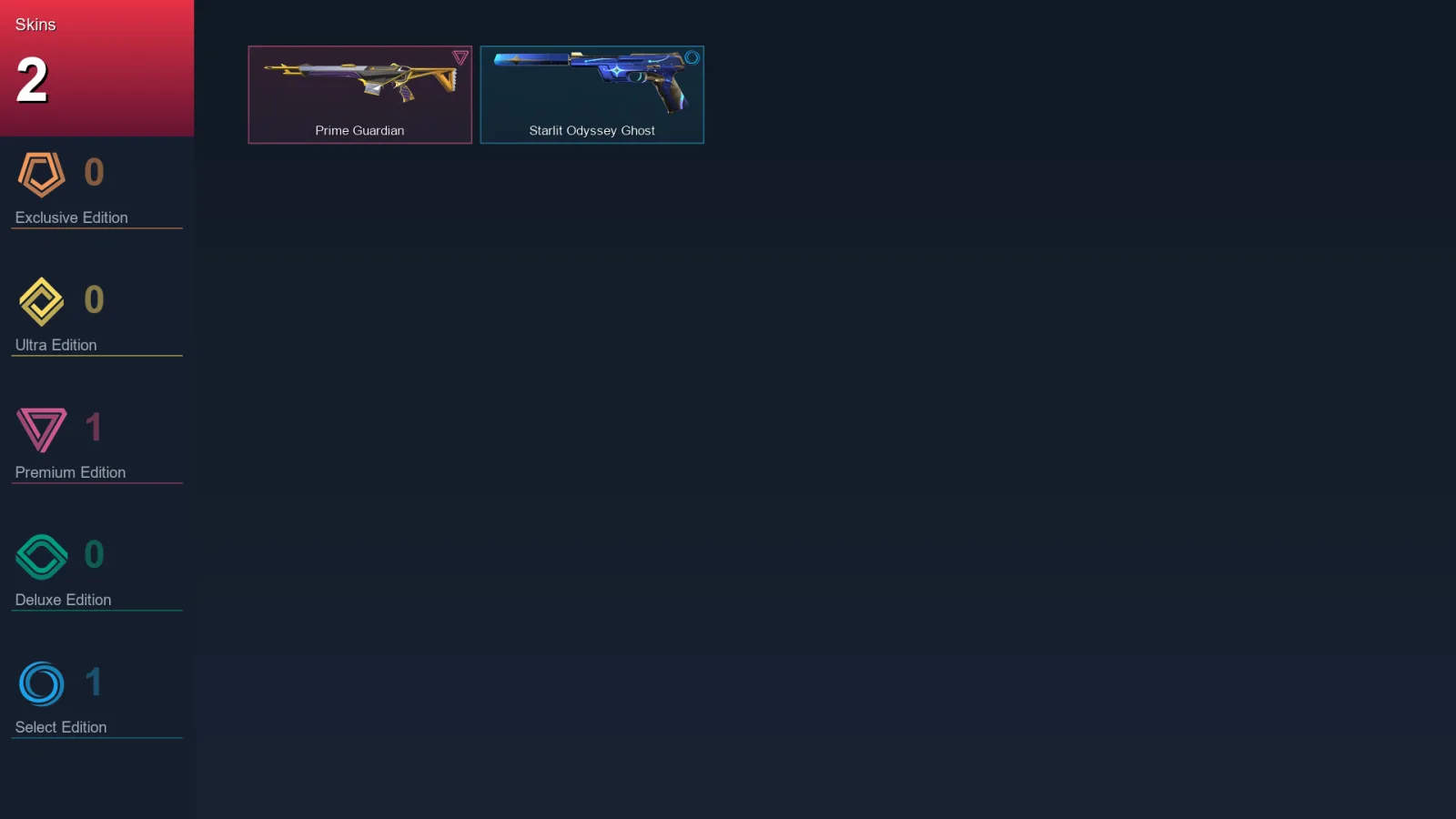AP | Lv83 | Unranked | 2 Skin | 28 Agent | 34 Buddy