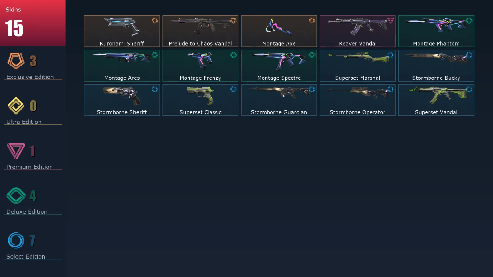 [Valorant] | EU | Level 68 | 20 Agents | 15 Skins