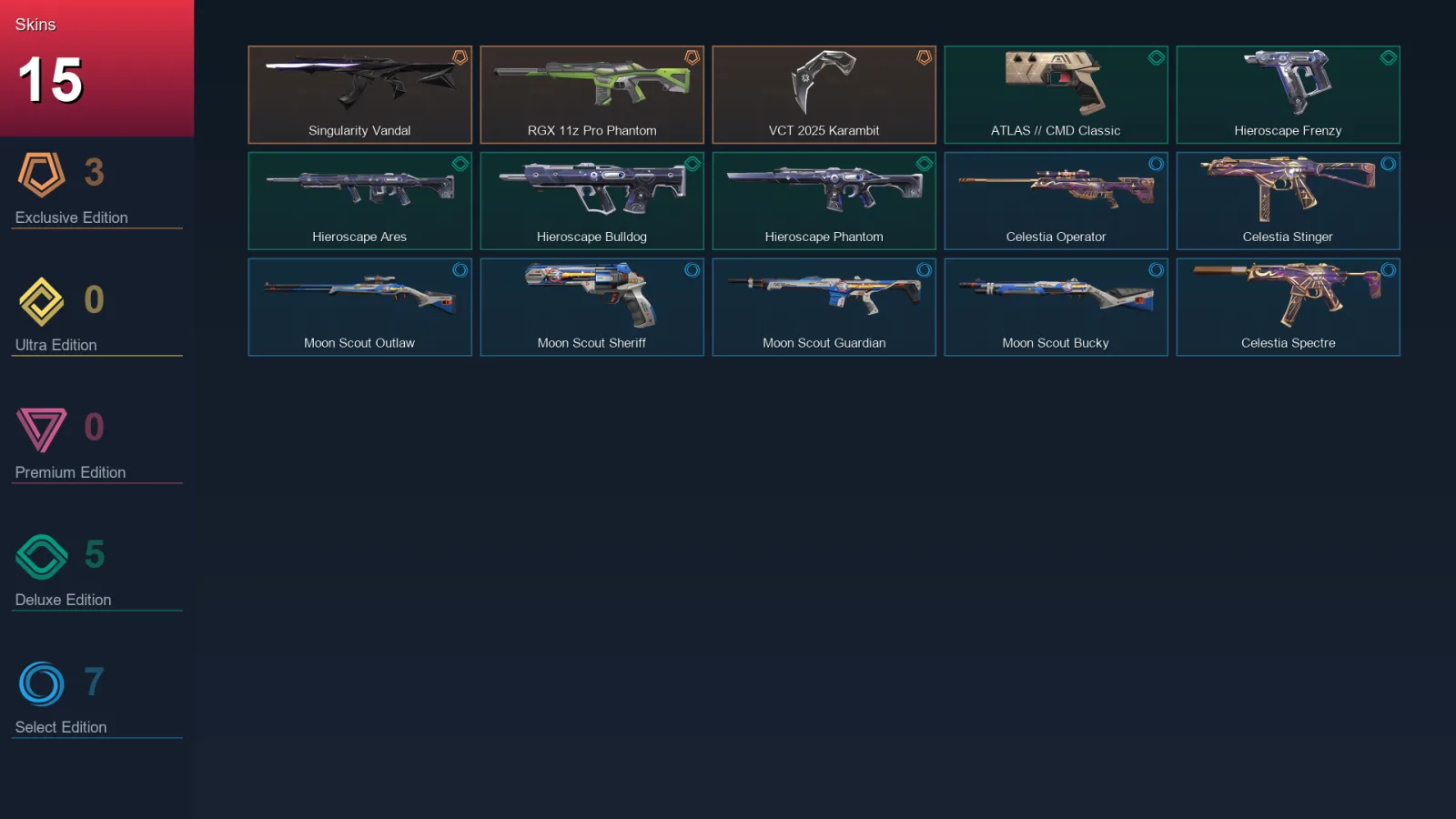 EU | Lv41 | Unranked | 15 Skin | 15 Agent | 26 Buddy — Valorant account