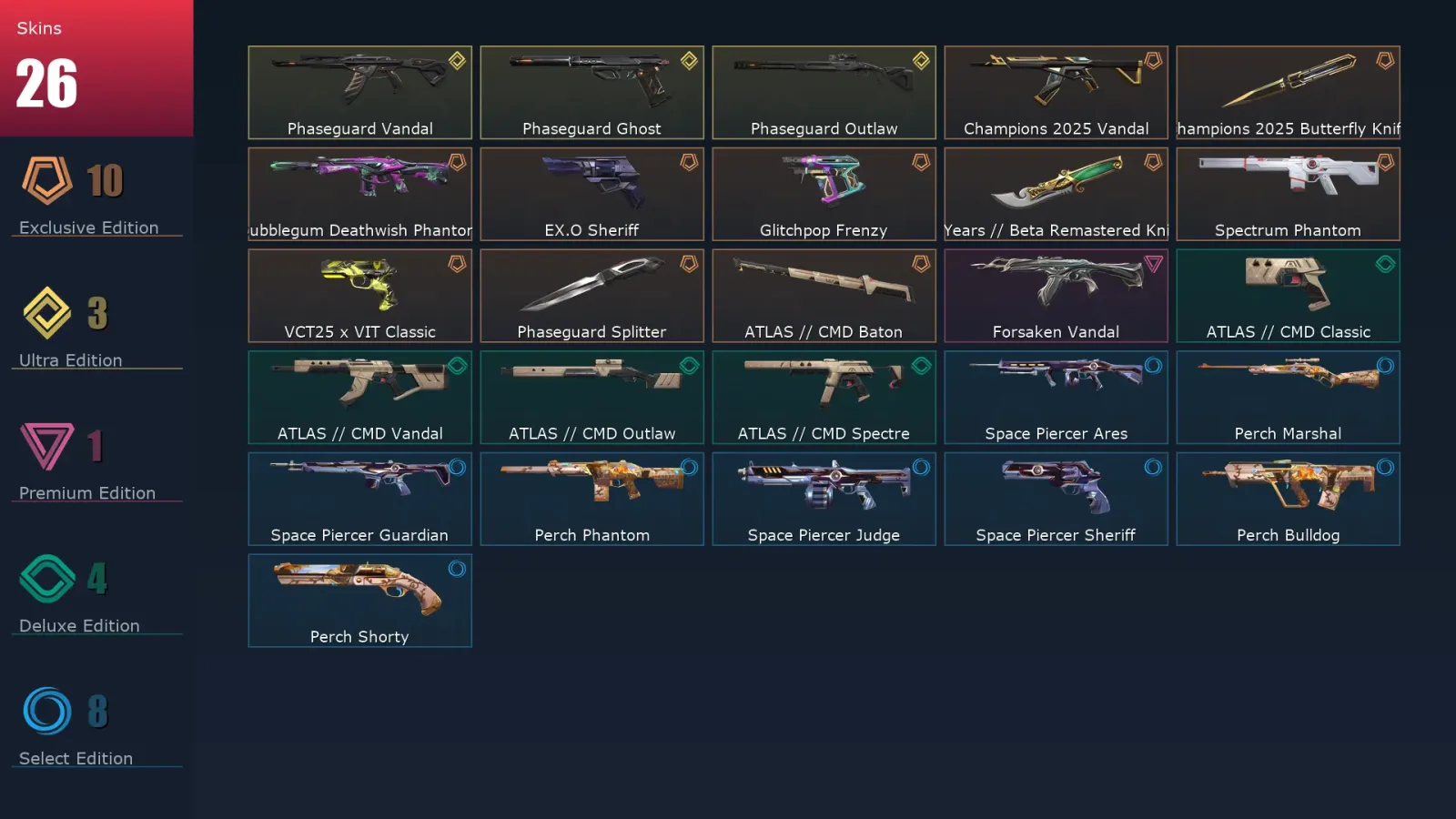 [Valorant] | EU | Level 37 | 12 Agents | 26 Skins — Valorant account
