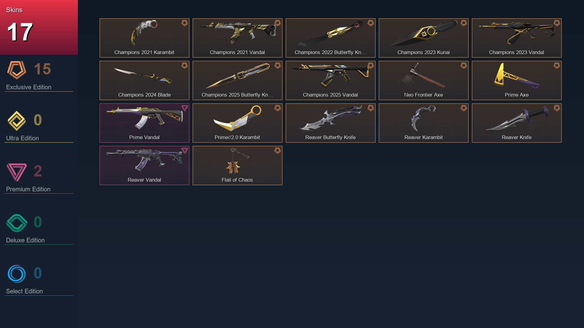 Valorant Account — Gold 3 | Level 344 | 279 Skins | 29 Agents | AP — Gold Valorant