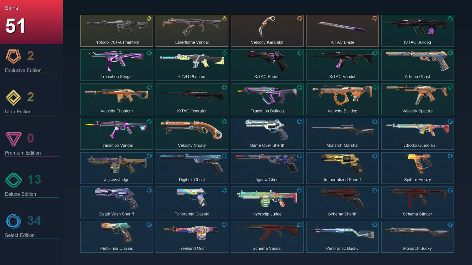 LA | Lv192 | Unranked | 51 Skin | 24 Agent | 86 Buddy