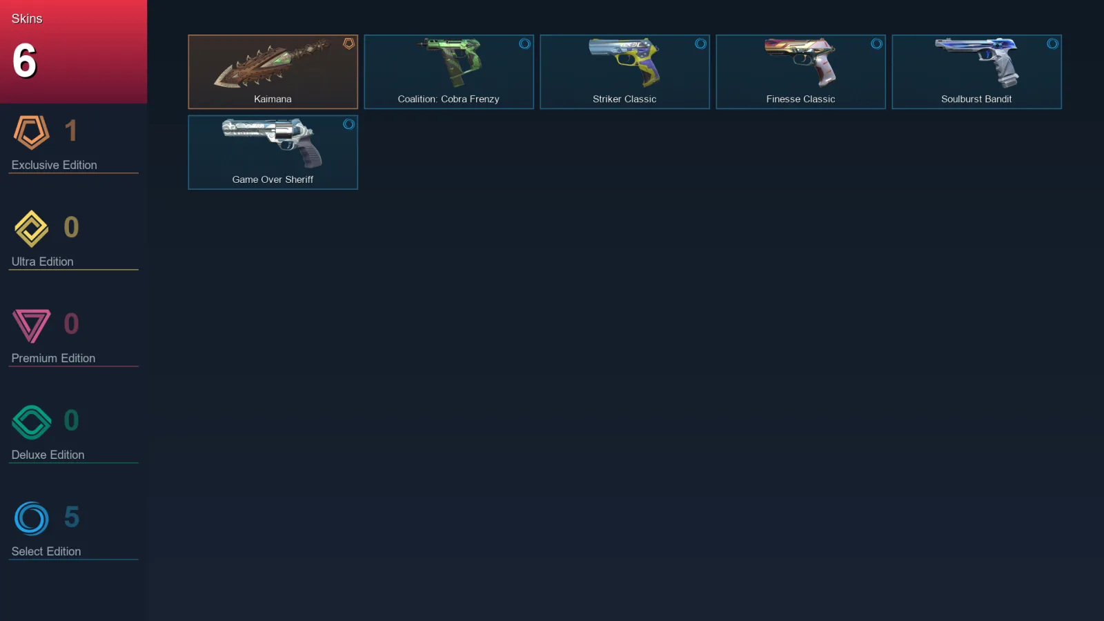 BR | Lv122 | Unranked | 6 Skin | 28 Agent | 45 Buddy
