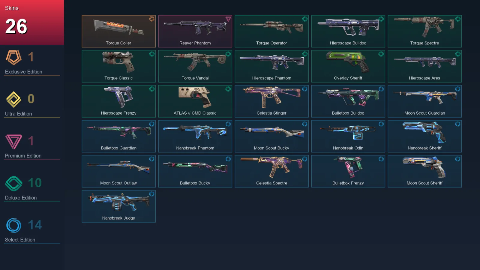 EU | Lv92 | Unranked | 26 Skin | 27 Agent | 41 Buddy