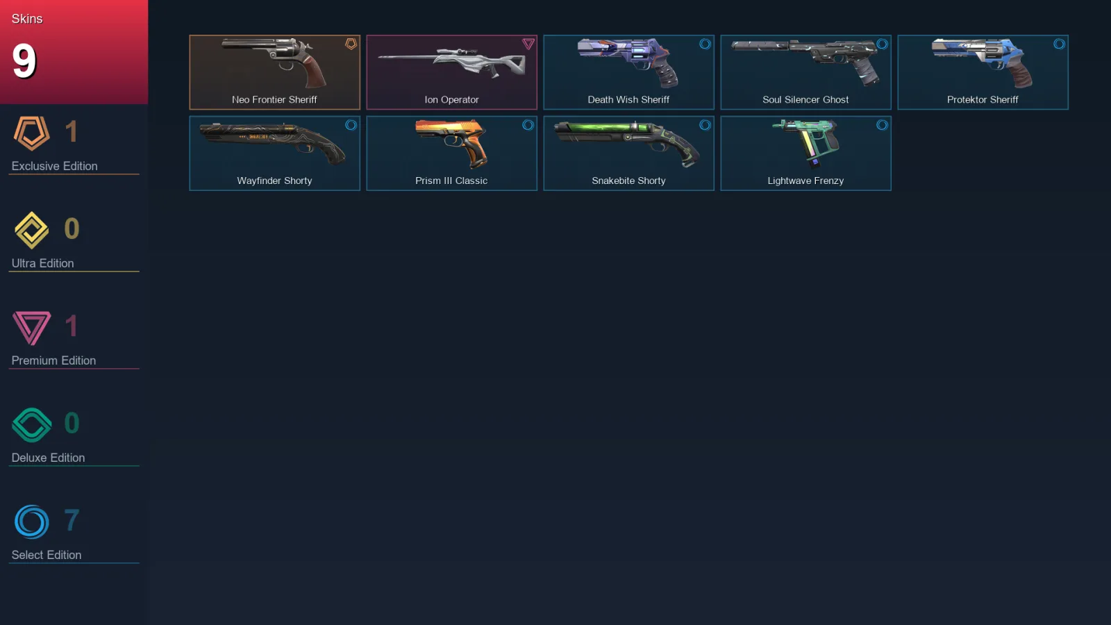 EU | Lv140 | Unranked | 9 Skin | 23 Agent | 44 Buddy