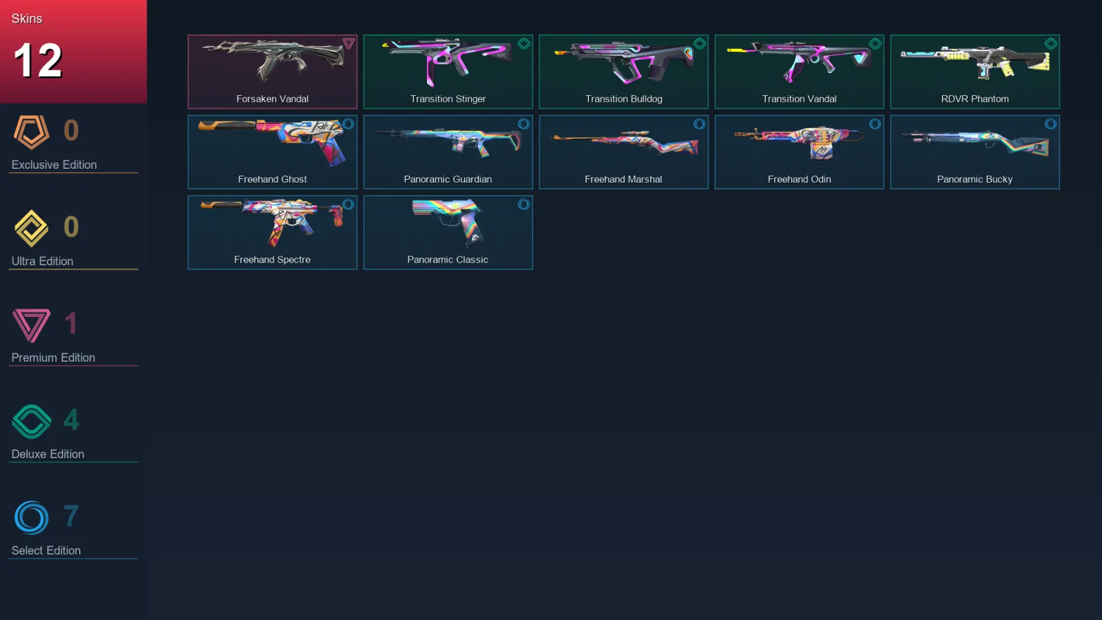 AP | Lv32 | Unranked | 12 Skin | 11 Agent | 16 Buddy