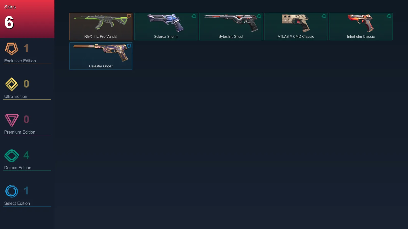 AP | Lv116 | Unranked | 6 Skin | 27 Agent | 33 Buddy