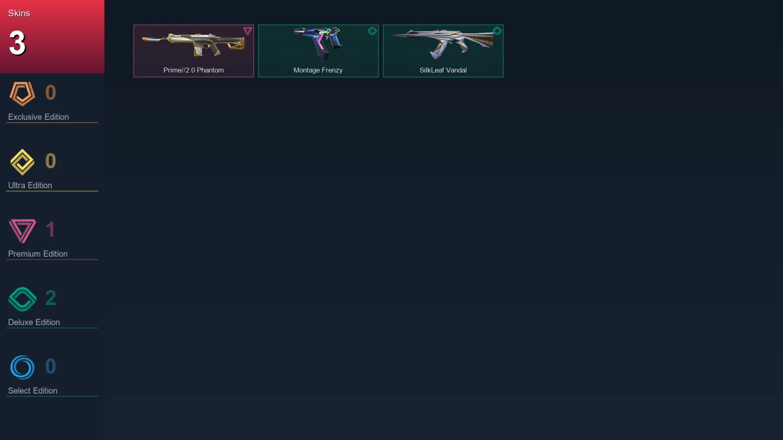 AP | Lv32 | Unranked | 3 Skin | 12 Agent | 10 Buddy