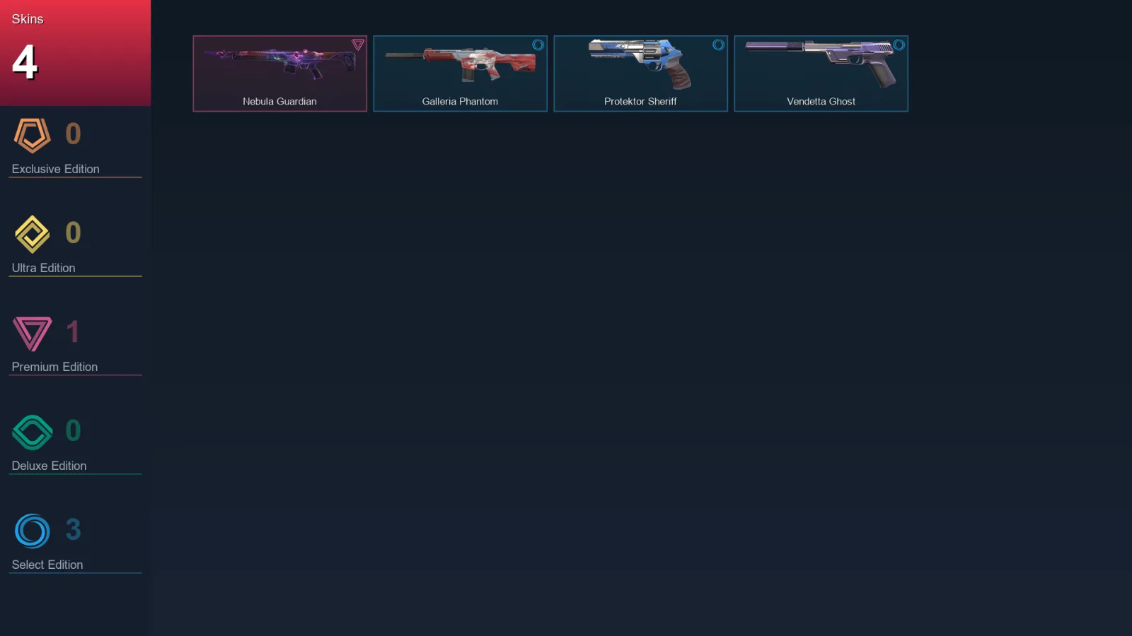 EU | Lv26 | Unranked | 4 Skin | 8 Agent | 17 Buddy