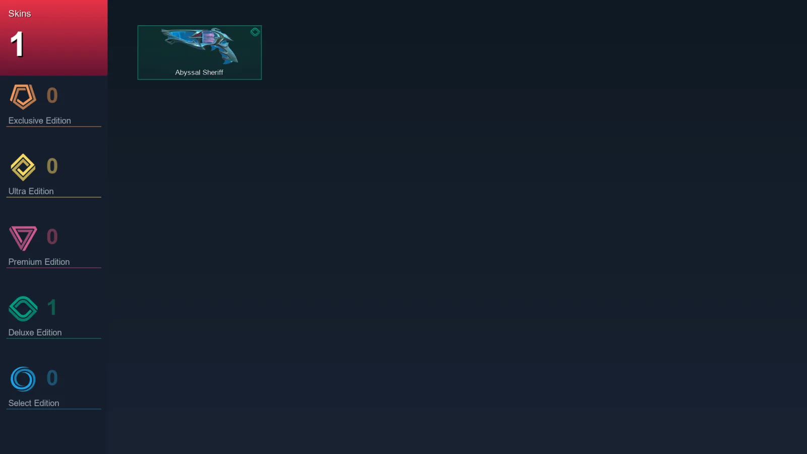 NA | Lv17 | Unranked | 1 Skin | 9 Agent | 6 Buddy