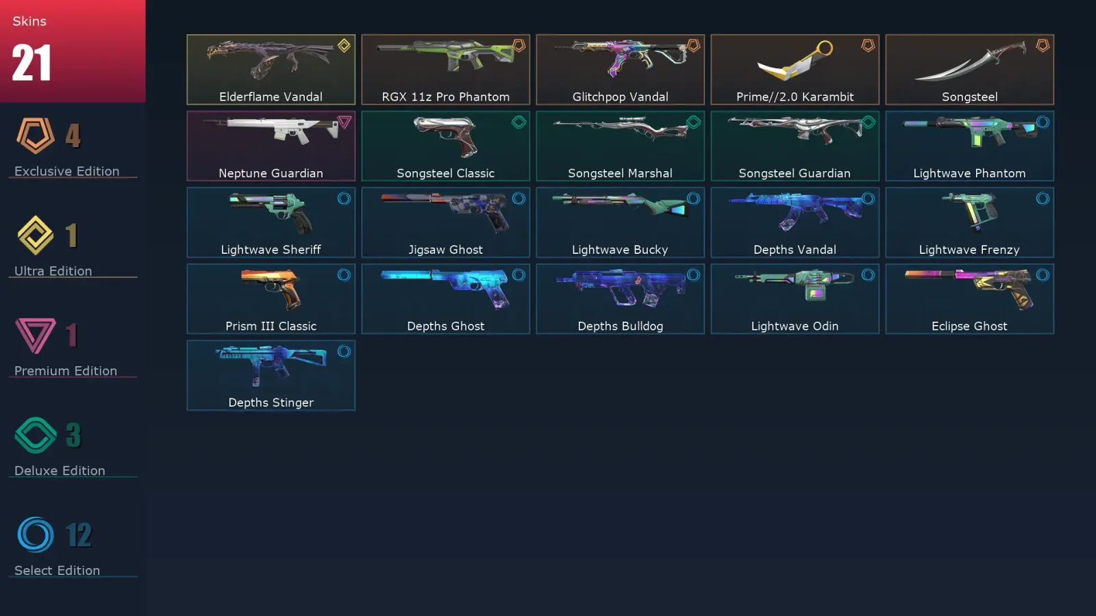 [Valorant] | EU | Level 69 | 19 Agents | 21 Skins — Valorant account