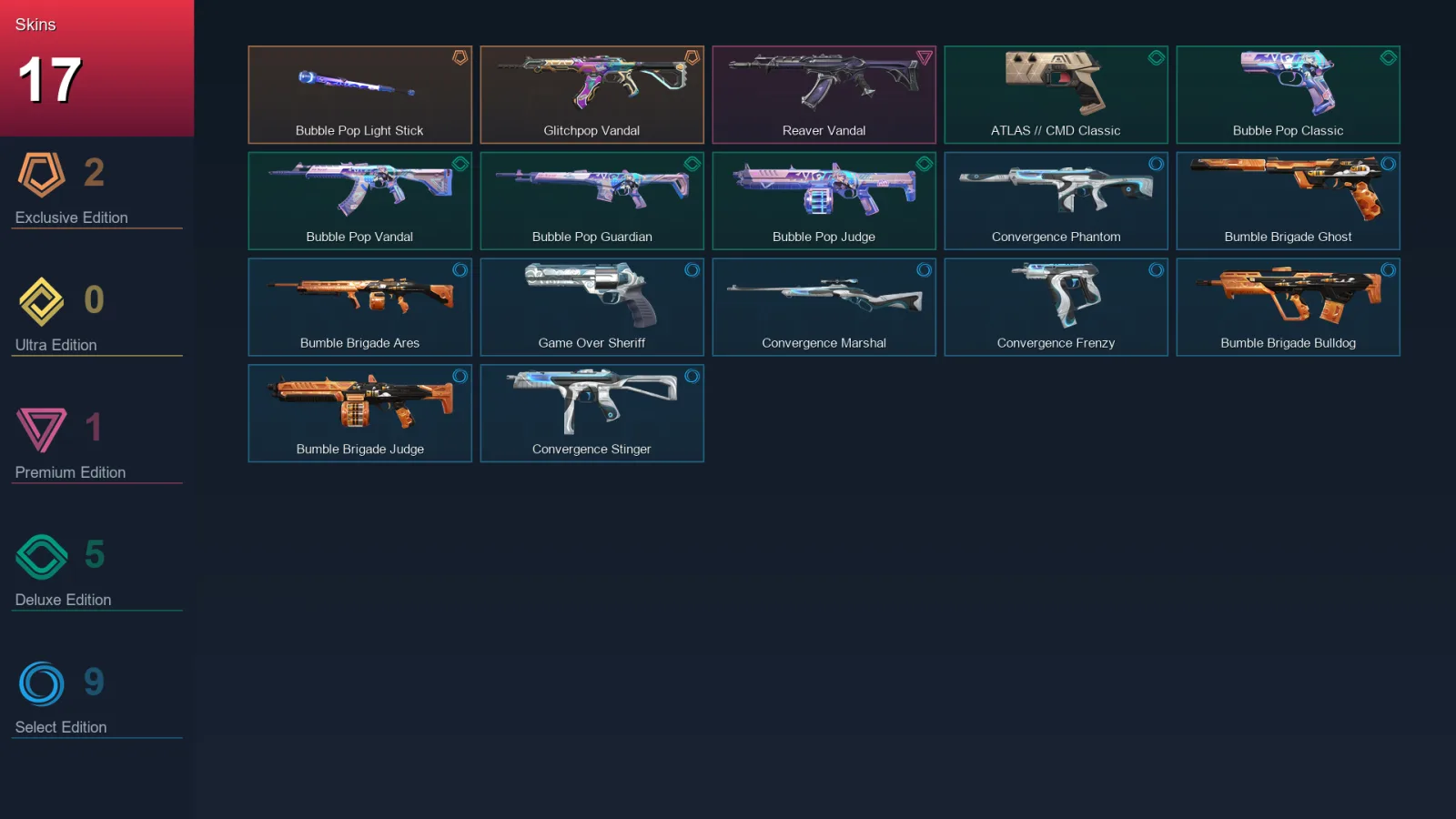 EU | Lv103 | Unranked | 17 Skin | 22 Agent | 35 Buddy