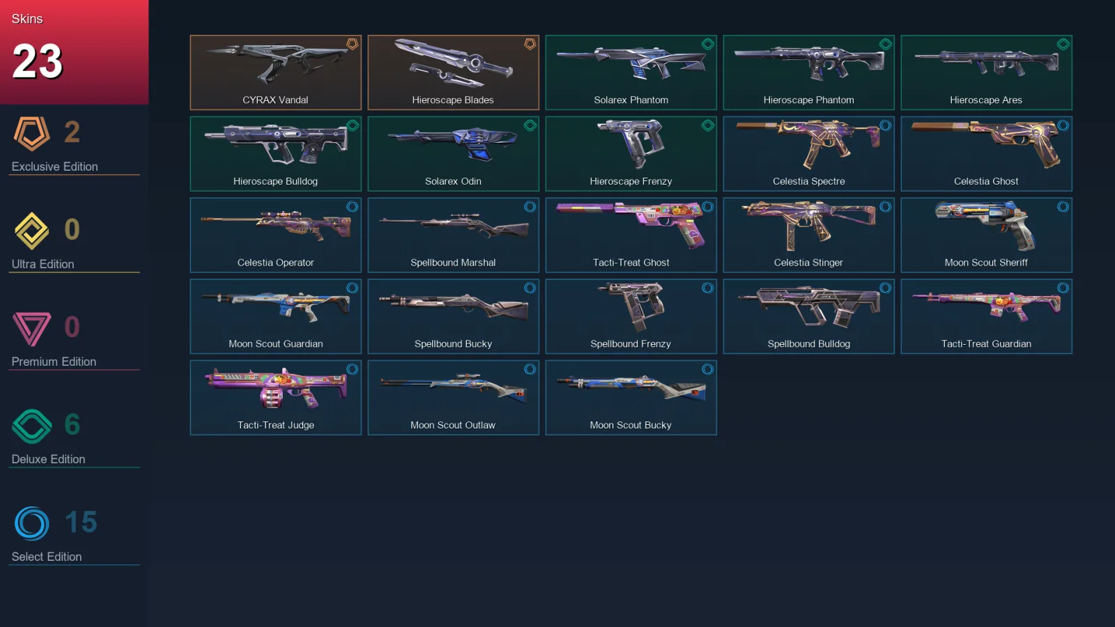 NA | Lv47 | Unranked | 23 Skin | 14 Agent | 25 Buddy — Valorant account