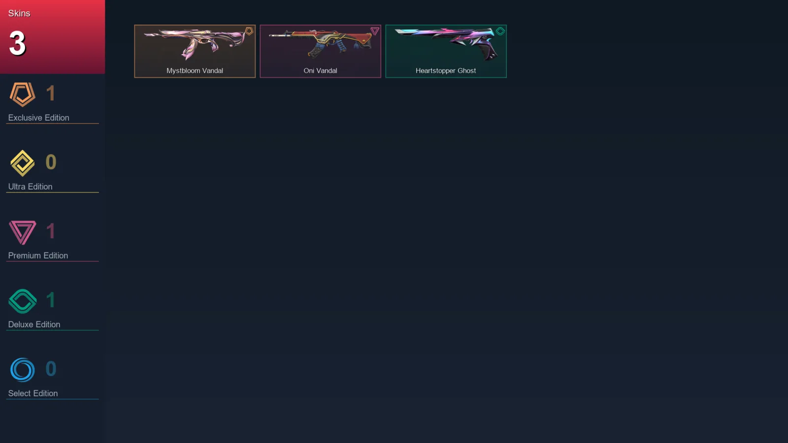 EU | Lv25 | Unranked | 3 Skin | 8 Agent | 5 Buddy — Heartstopper Ghost