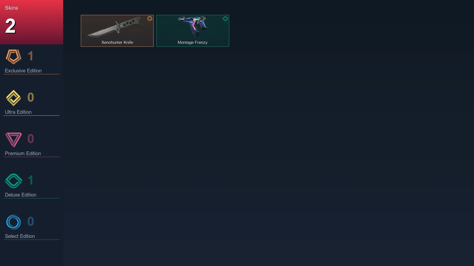 EU | Xenohunter Knife | Montage Frenzy | 2 Skin | 14 Agent | 28 Buddy | Lv61