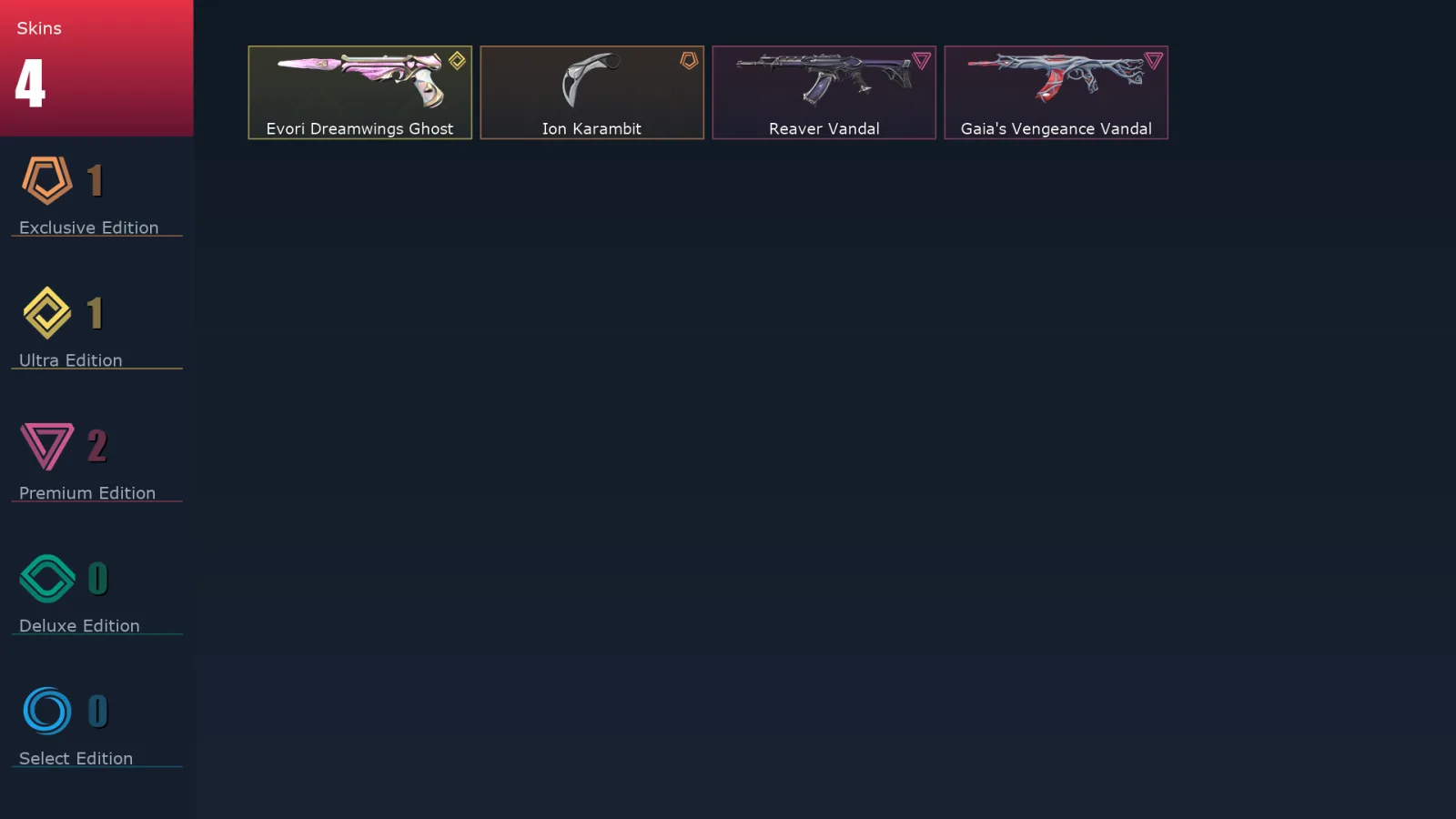 [Valorant] | EU | Level 23 | 8 Agents | 4 Skins