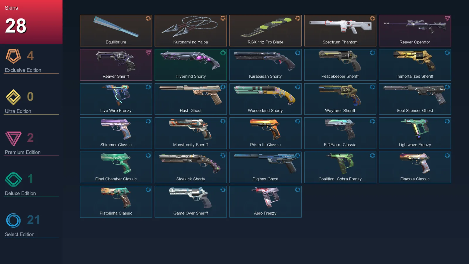 AP | Equilibrium | Kuronami no Yaiba | RGX 11z Pro Blade | Spectrum Phantom | 28 Skin | 25 Agent | 105 Buddy | Lv234