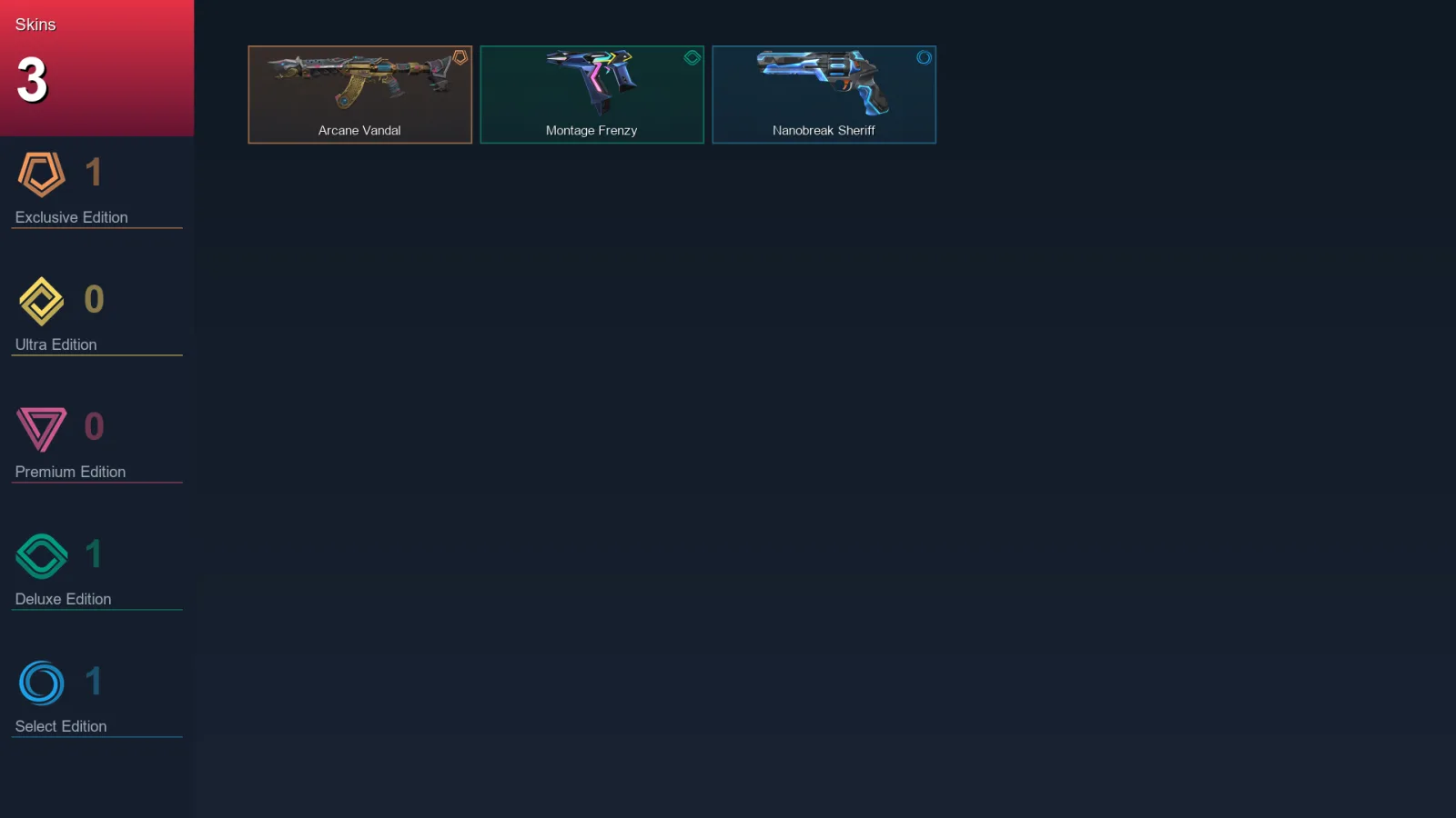 AP | Lv69 | Unranked | 3 Skin | 20 Agent | 25 Buddy