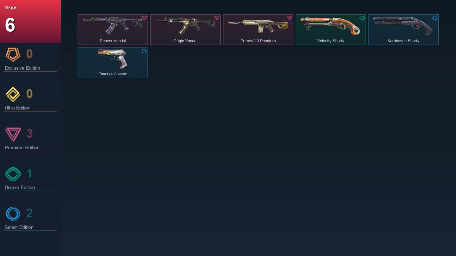 AP | Lv80 | Unranked | 6 Skin | 20 Agent | 31 Buddy