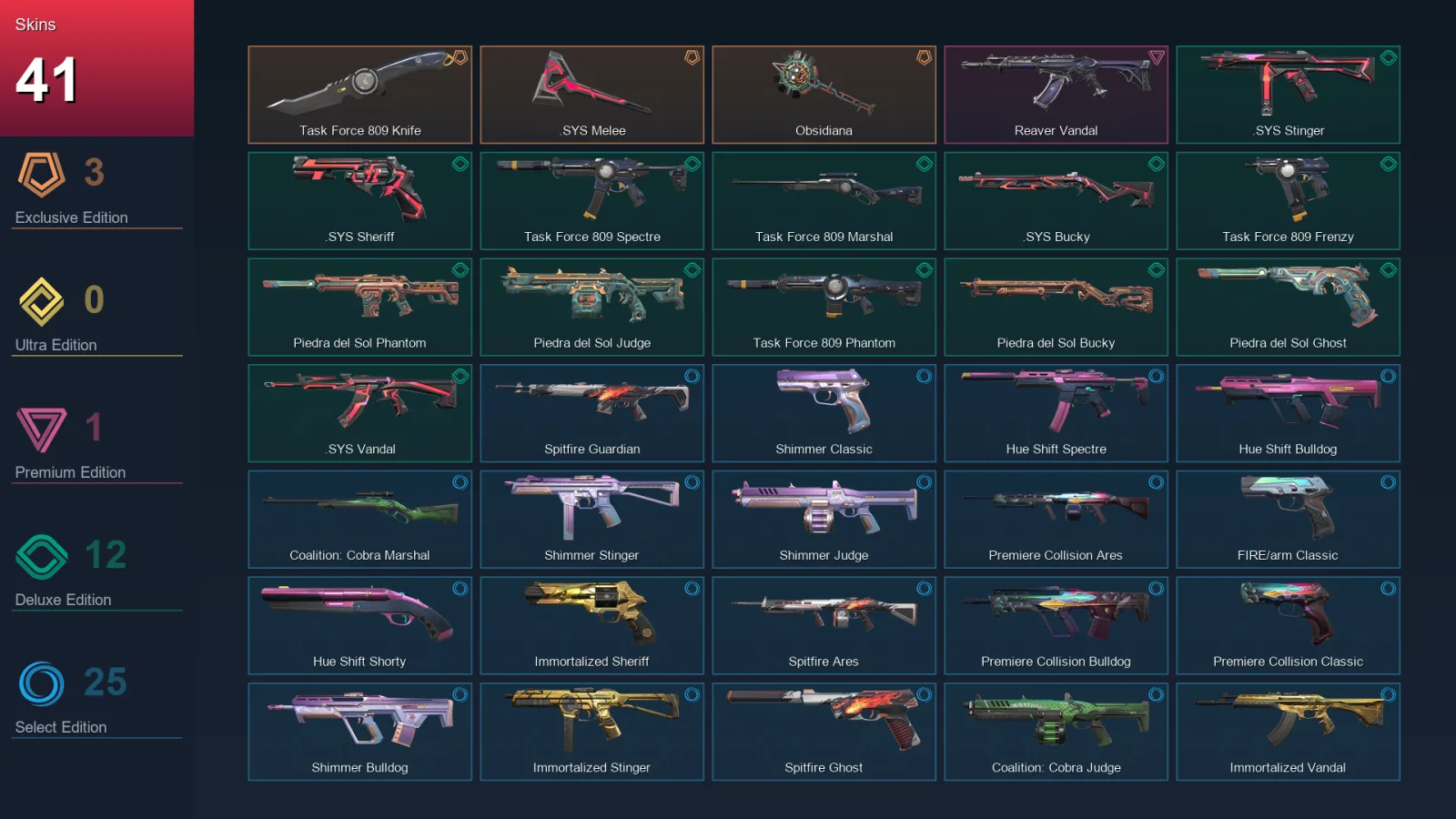 LA | Lv90 | Unranked | 41 Skin | 22 Agent | 57 Buddy