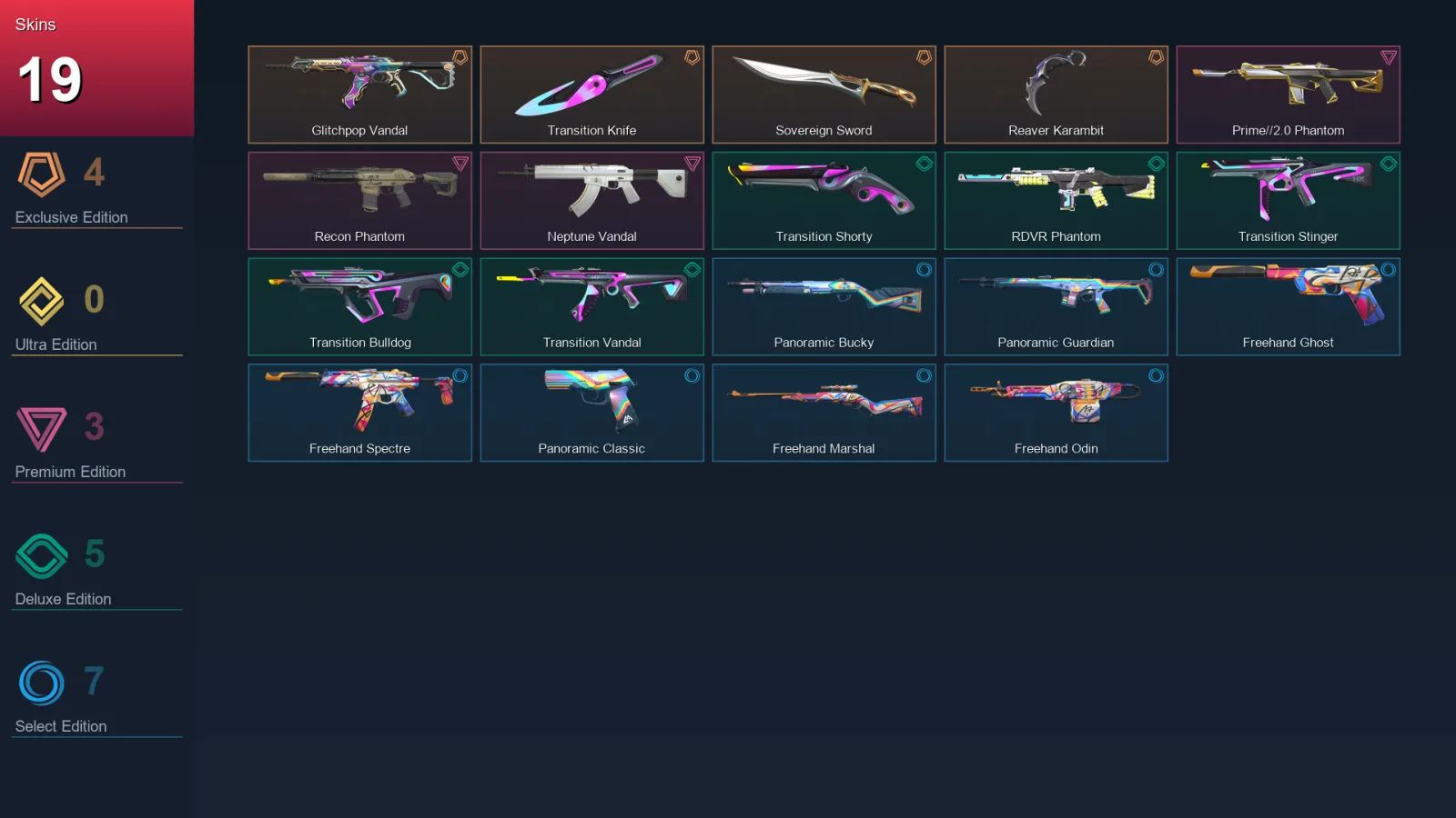 AP | Lv62 | Unranked | 19 Skin | 23 Agent | 33 Buddy