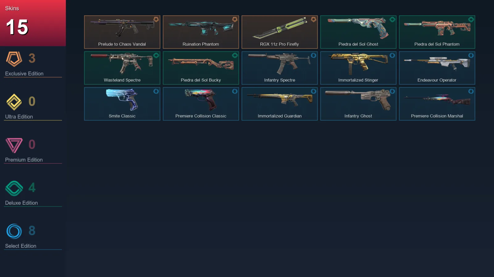 AP | Lv45 | Unranked | 15 Skin | 14 Agent | 14 Buddy — Valorant account