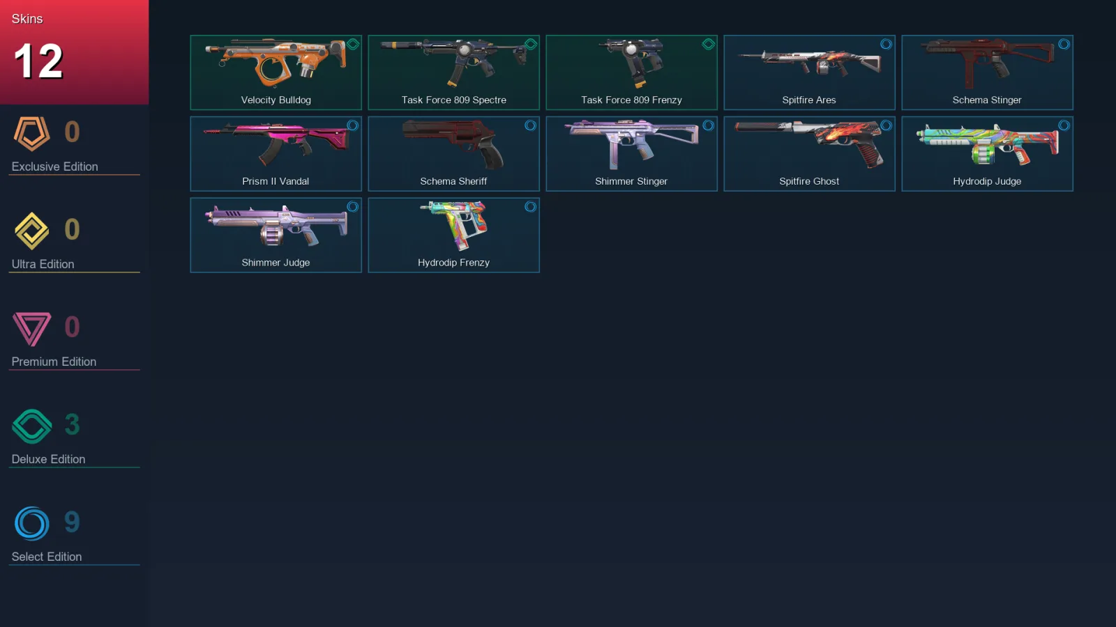 LA | Lv34 | Unranked | 12 Skin | 13 Agent | 18 Buddy