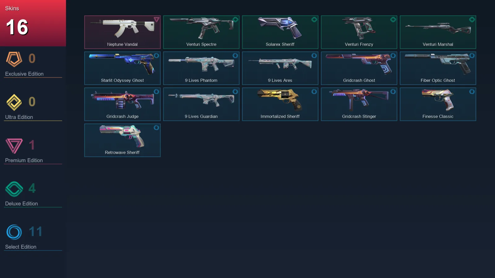 LA | Lv101 | Unranked | 16 Skin | 17 Agent | 41 Buddy