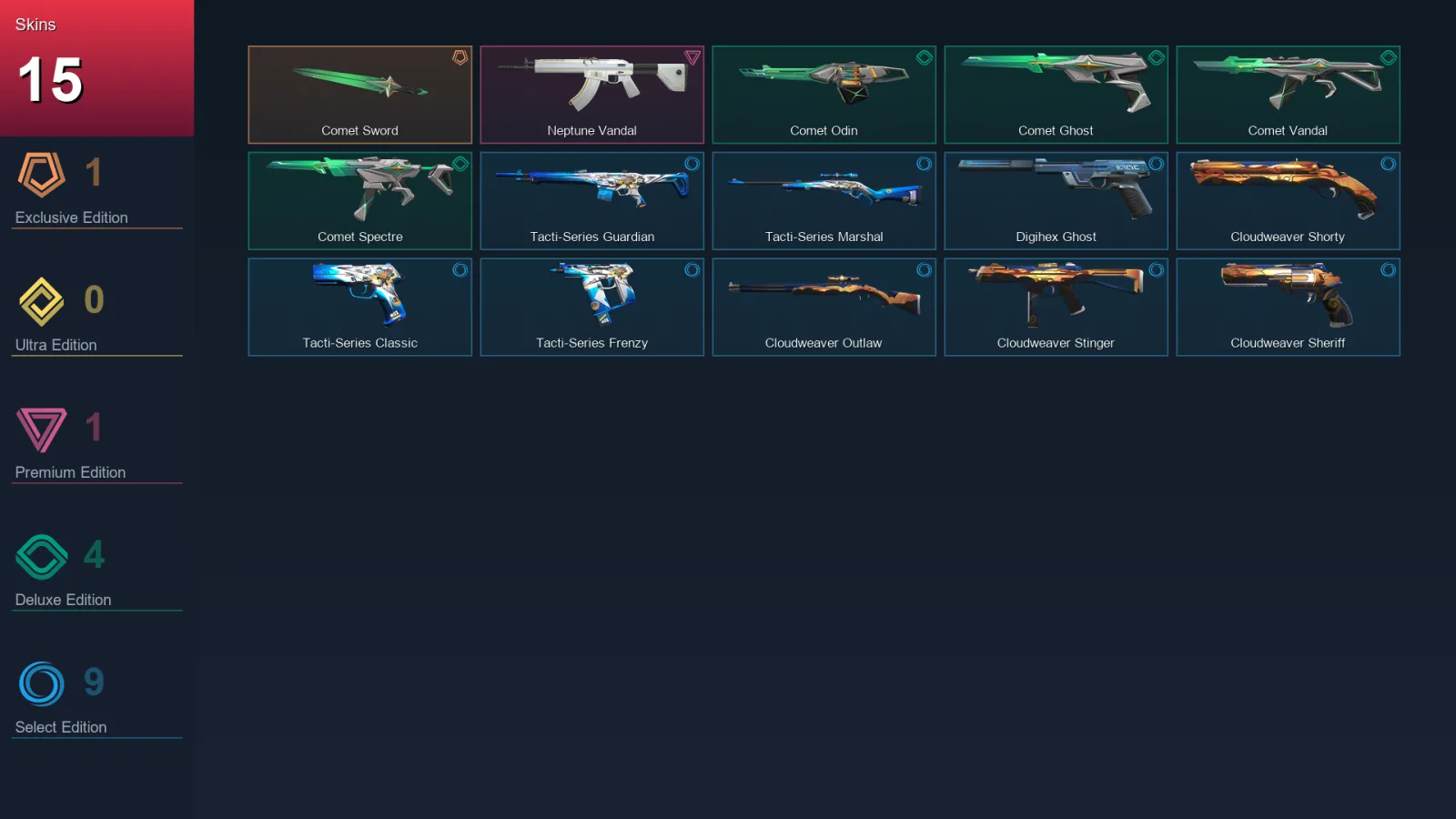 AP | Lv73 | Unranked | 15 Skin | 21 Agent | 33 Buddy