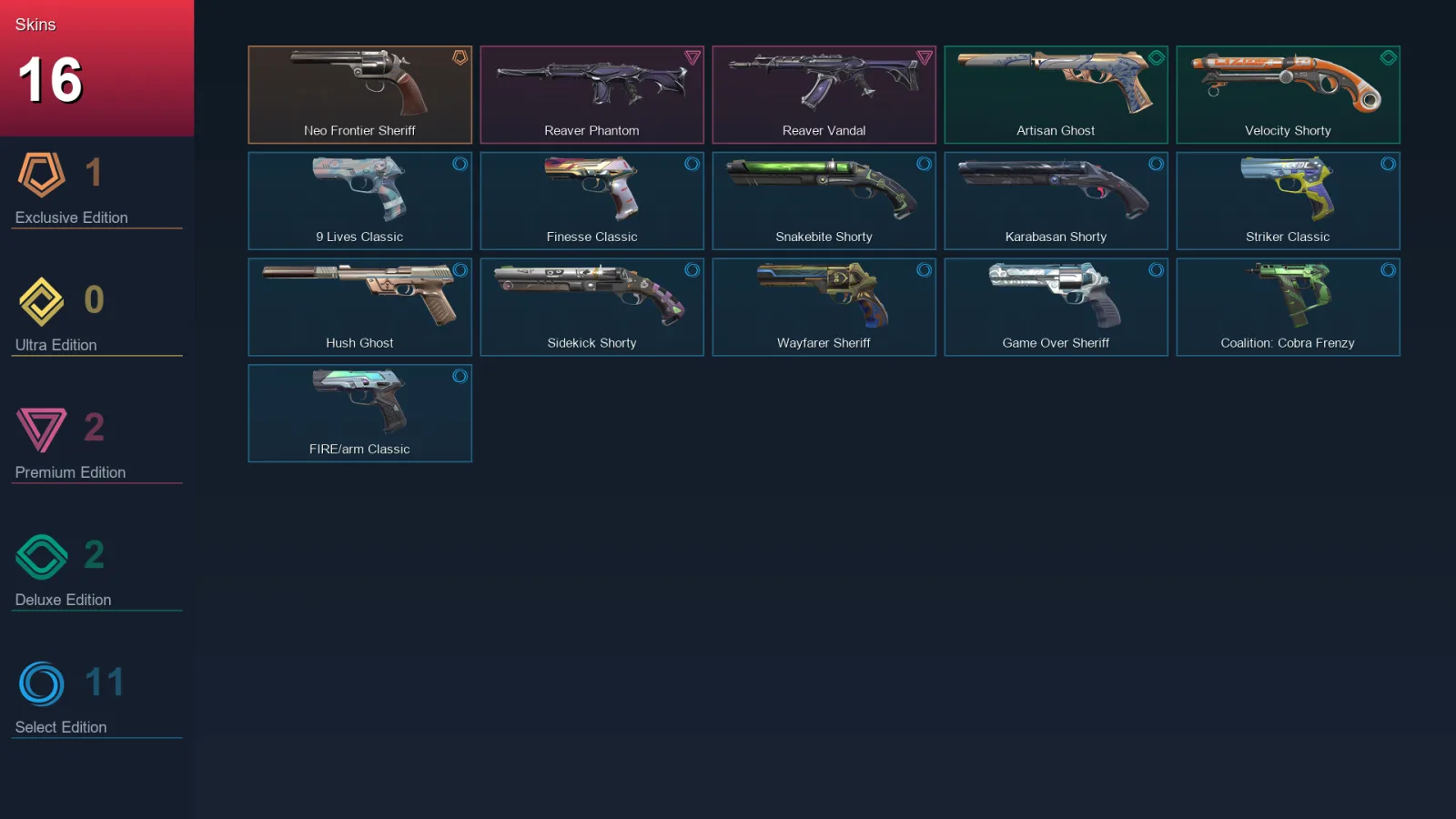 AP | Lv180 | Unranked | 16 Skin | 27 Agent | 76 Buddy