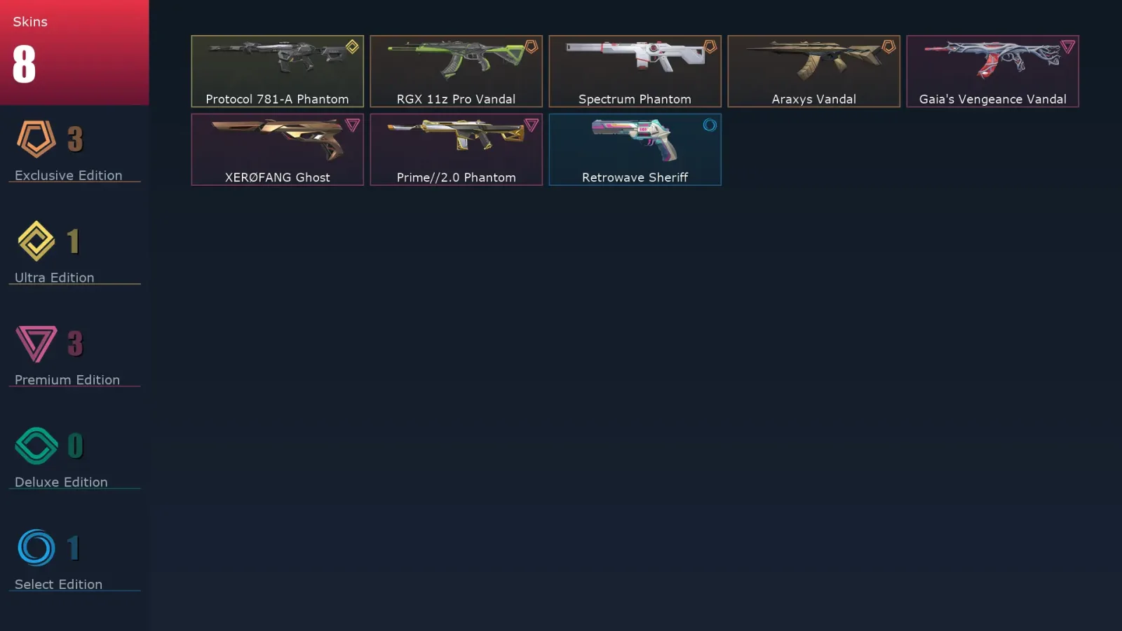 [Valorant] | EU | Level 121 | Gold 2 | 27 Agents | 8 Skins — Valorant account