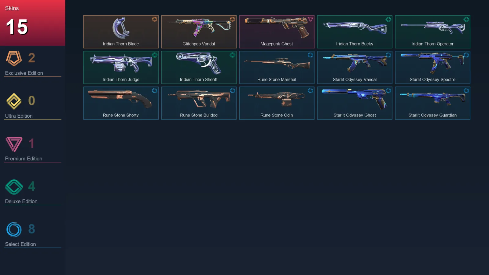 EU | Lv42 | Unranked | 15 Skin | 15 Agent | 18 Buddy — Valorant account