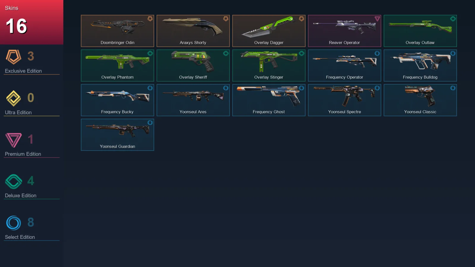 NA | Lv31 | Unranked | 16 Skin | 10 Agent | 19 Buddy — Valorant account