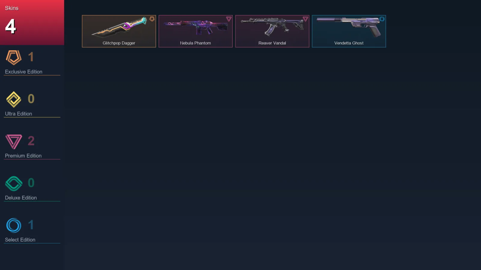 NA | Lv58 | Unranked | 4 Skin | 16 Agent | 21 Buddy — Valorant account