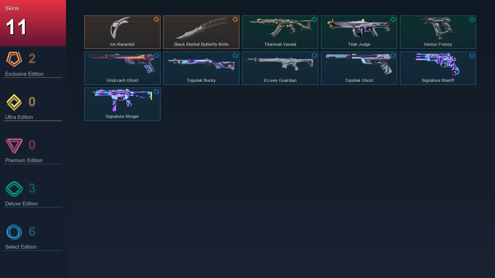 EU | Lv26 | Unranked | 11 Skin | 10 Agent | 11 Buddy