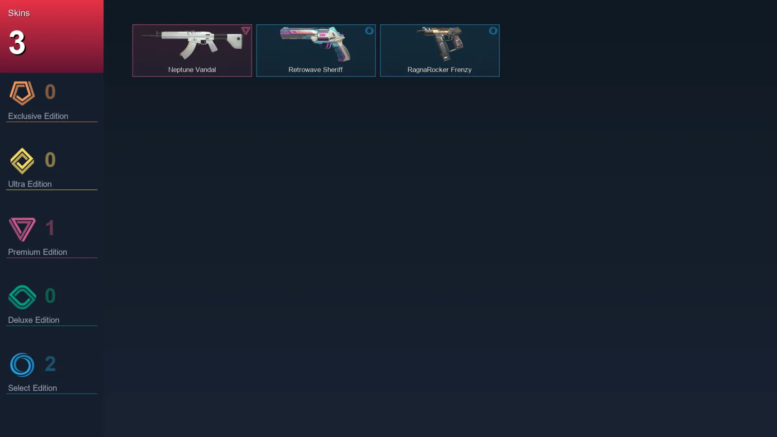 AP | Lv77 | Unranked | 3 Skin | 20 Agent | 43 Buddy — Ragnarocker Frenzy