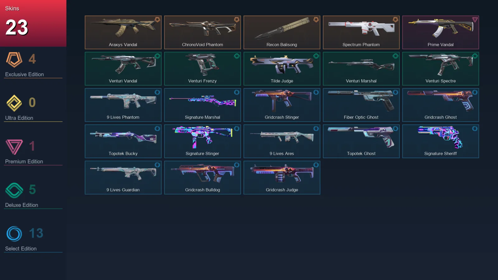 LA | Lv73 | Unranked | 23 Skin | 26 Agent | 37 Buddy