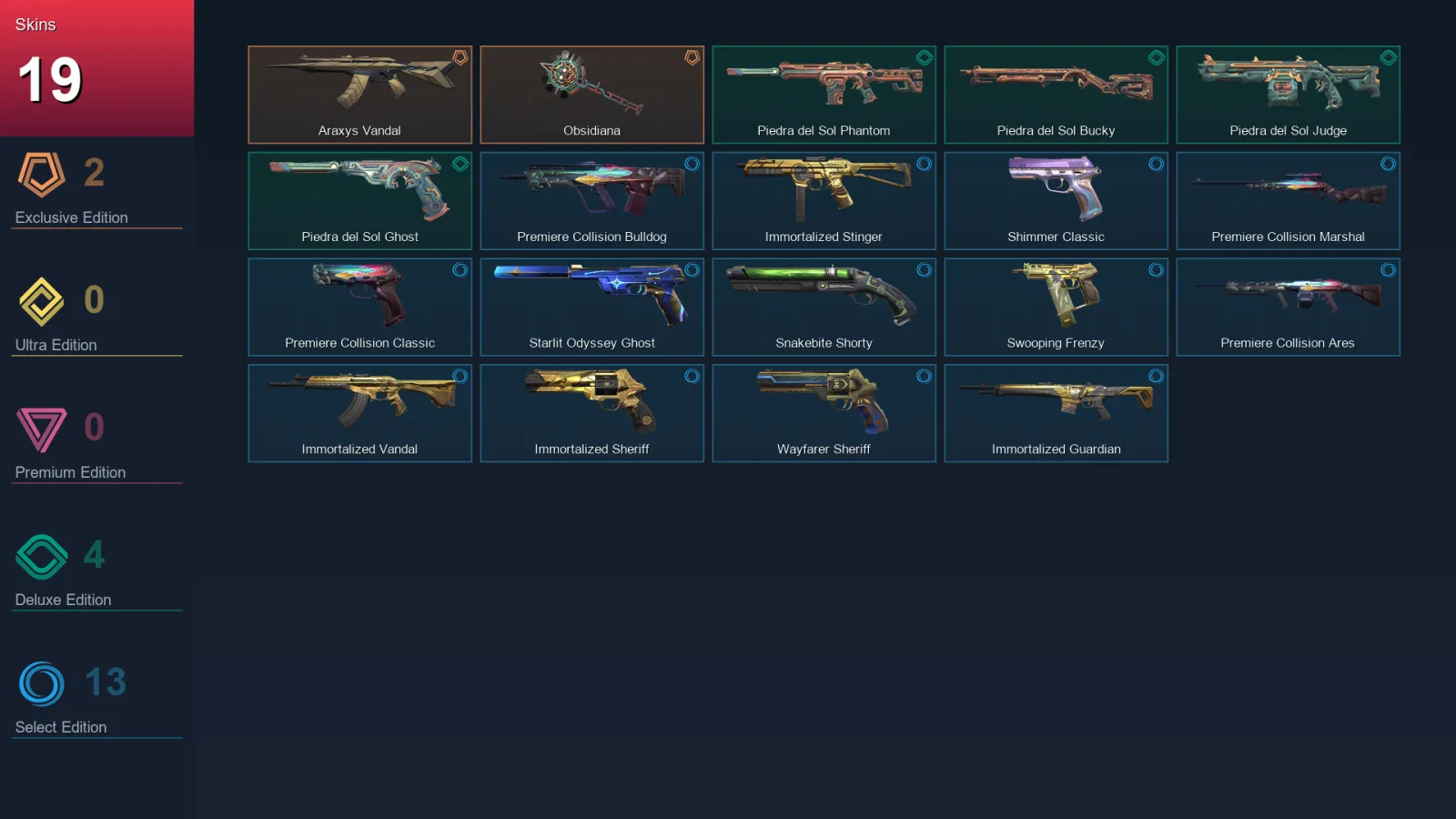 LA | Lv137 | Unranked | 19 Skin | 27 Agent | 55 Buddy
