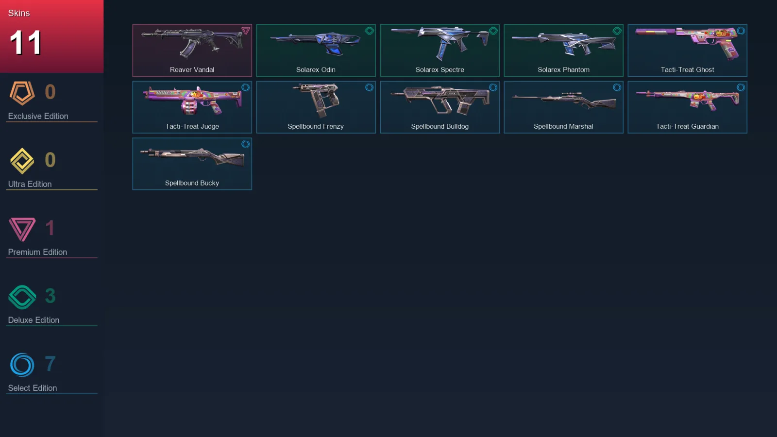 AP | Lv32 | Unranked | 11 Skin | 11 Agent | 16 Buddy
