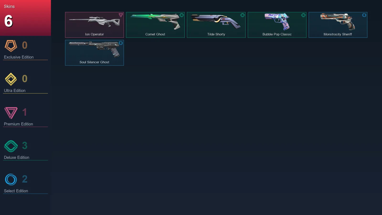 AP | Lv174 | Silver I | 6 Skin | 27 Agent | 50 Buddy — Valorant account