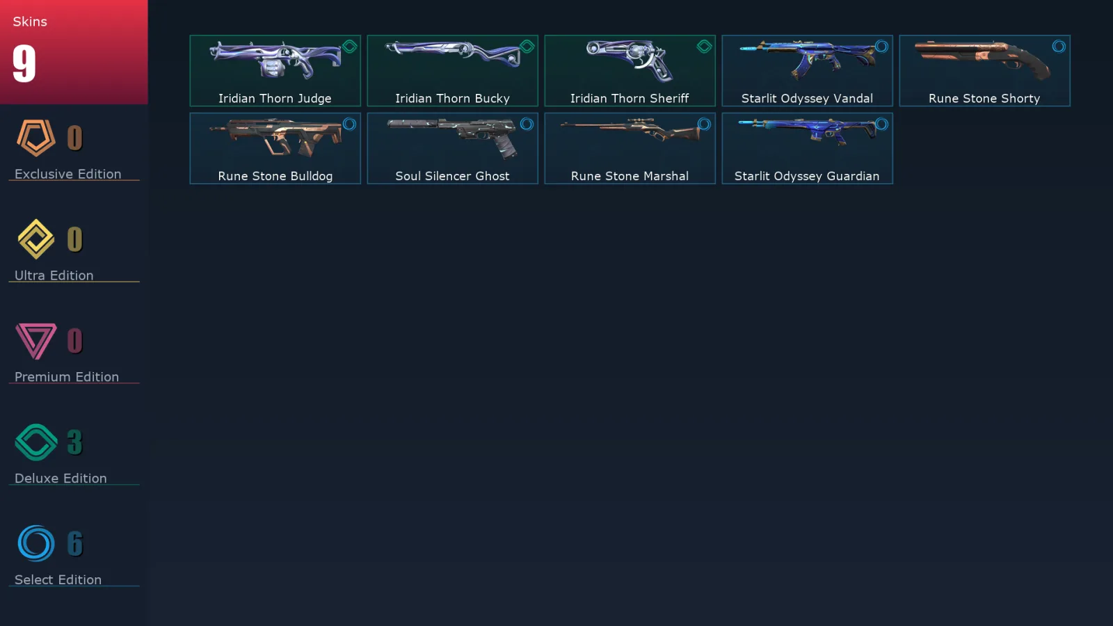 [Valorant] | EU | Level 42 | 17 Agents | 9 Skins