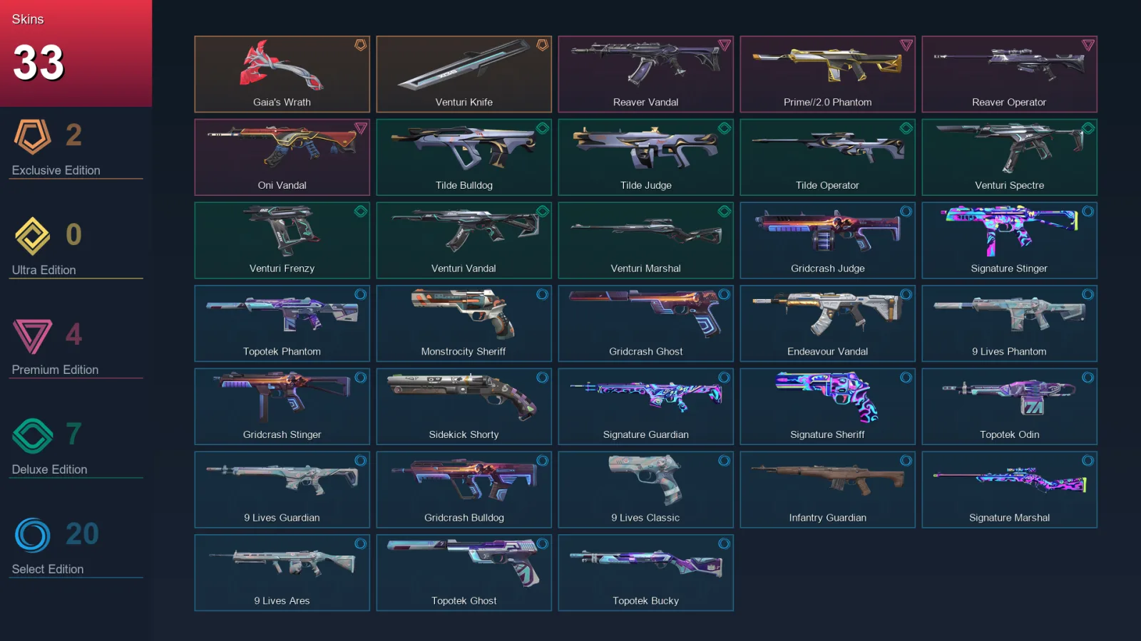 NA | Lv136 | Unranked | 33 Skin | 28 Agent | 81 Buddy — Unranked / Smurf Valorant
