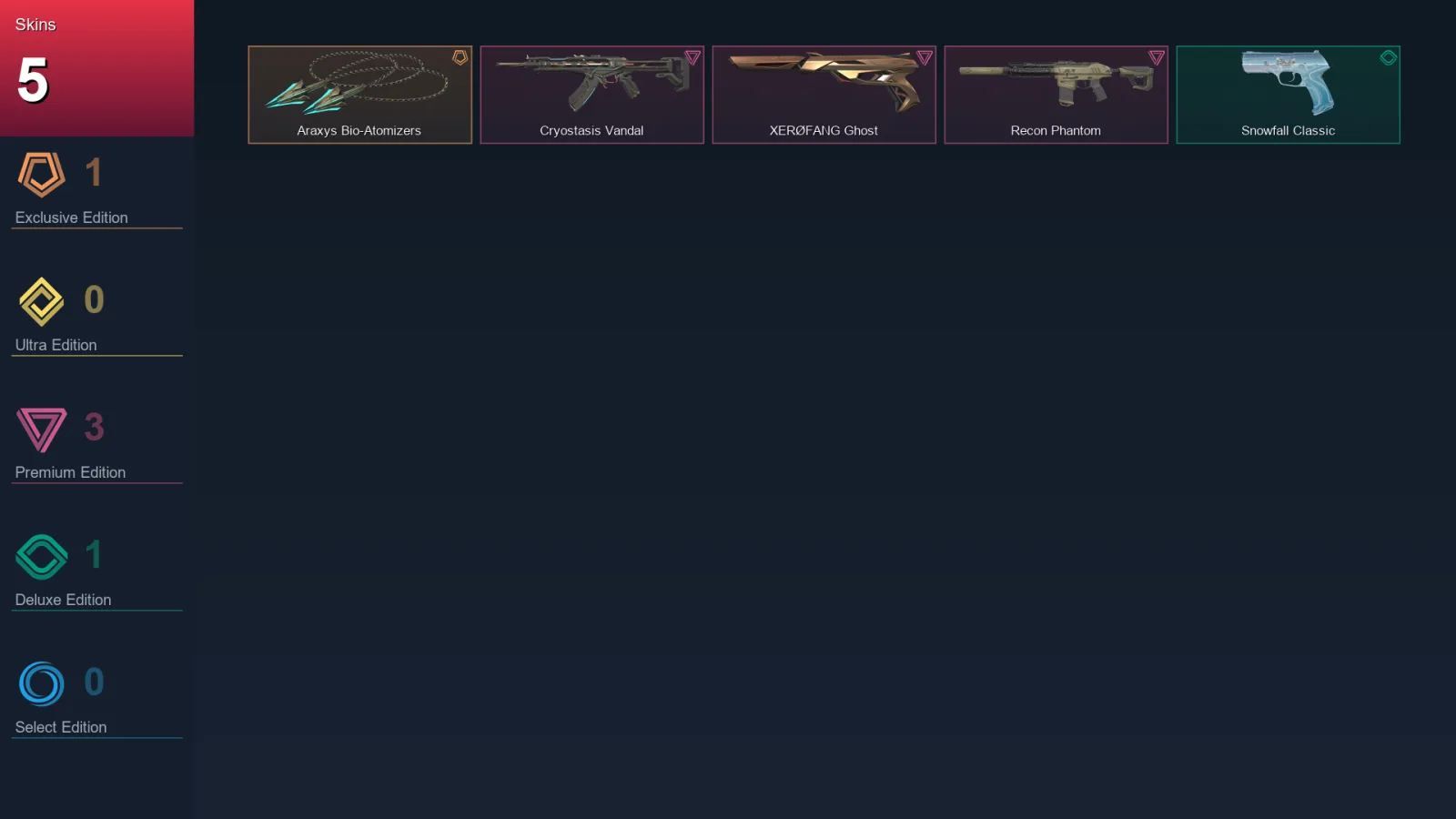 EU | Lv12 | Unranked | 5 Skin | 6 Agent | 3 Buddy