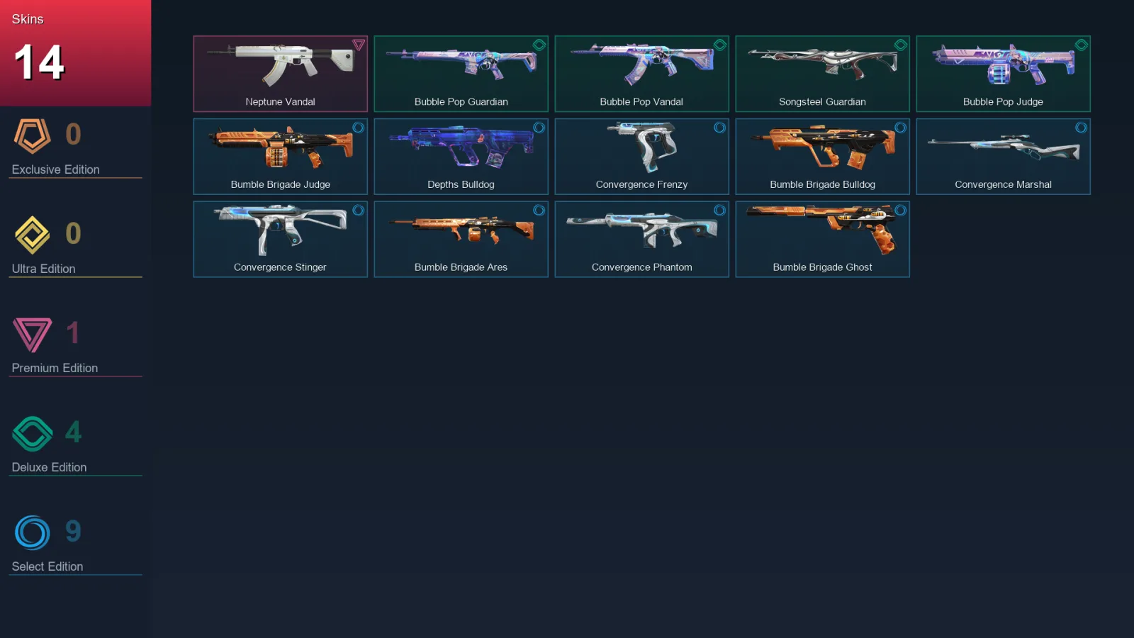 AP | Lv53 | Unranked | 14 Skin | 15 Agent | 31 Buddy
