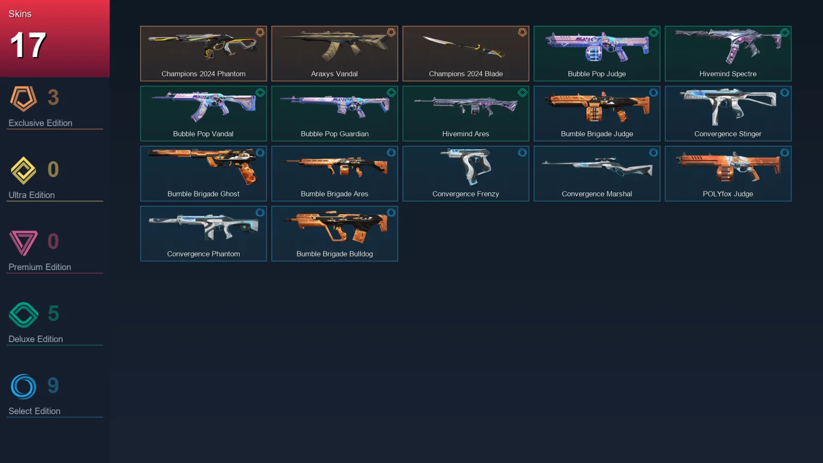 EU | Lv29 | Unranked | 17 Skin | 29 Agent | 26 Buddy — Valorant account