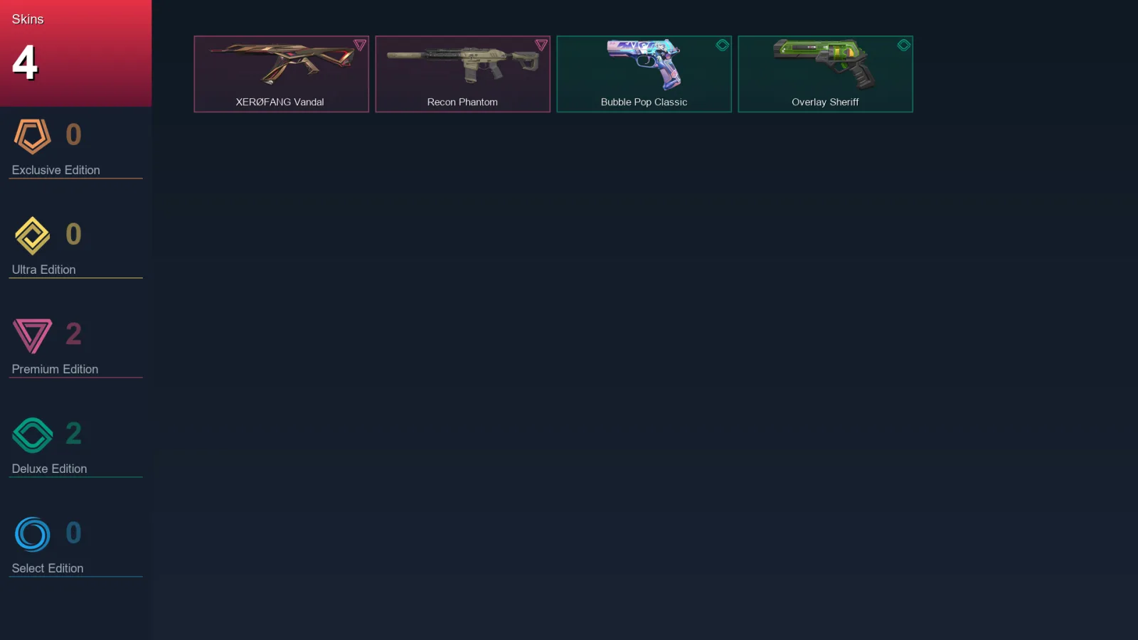AP | Lv44 | Unranked | 4 Skin | 15 Agent | 14 Buddy — Valorant account