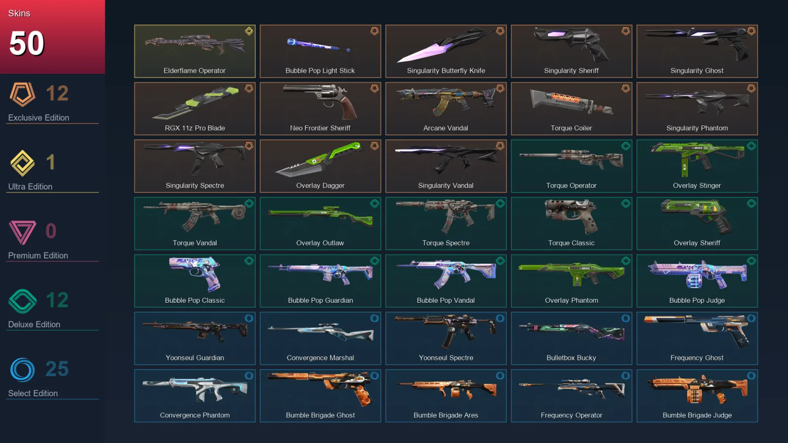 AP | Lv92 | Unranked | 50 Skin | 29 Agent | 49 Buddy